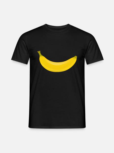 Banane Frucht Essen Geschenkidee - Männer T-Shirt - Schwarz