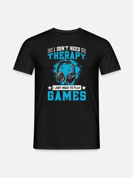 Gamer Saying - Jeux vidéo et jeux pour garçons - T-shirt homme - noir