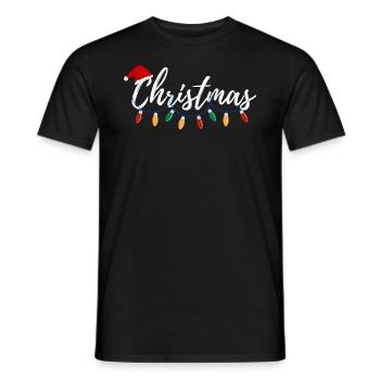 Weihnachtsgeschenk - Männer T-Shirt - Schwarz - Vorne - AI Model Male 178 light (178cm)