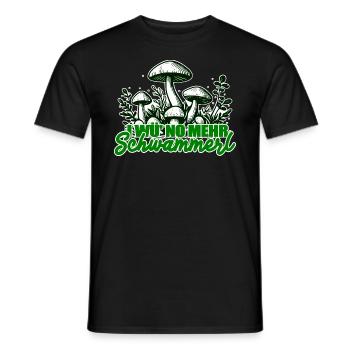 Pilzsammler Witziger Spruch - Männer T-Shirt - Schwarz - Vorne - AI Model Male 178 light (178cm)