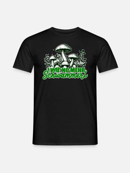 Pilzsammler Witziger Spruch - Männer T-Shirt - Schwarz