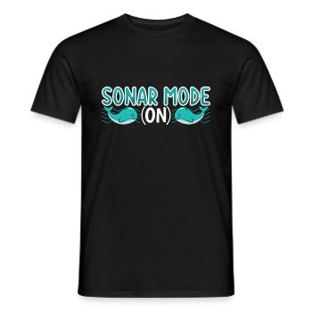 Marine Science Design for an Ocean Student - Men's T-Shirt - black - Front - AI Model Male 178 light (178cm)