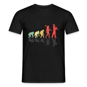 Joueur de hautbois Oboe Evolution Marching Band Instrumen - T-shirt homme - noir - Devant - AI Model Male 178 light (178cm)