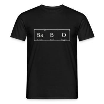 Bosna Otac Chemie Bosnischer Vater Babo - Männer T-Shirt - Schwarz - Vorne - AI Model Male 178 light (178cm)