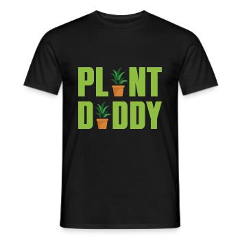 Plant Daddy Graphic Gardener Gardening Horticultur - Männer T-Shirt - Schwarz - Vorne - AI Model Male 178 light (178cm)