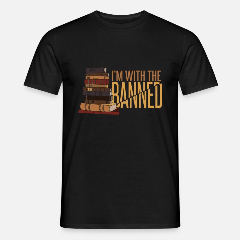 Ich bin bei den Verbotenen - Männer T-Shirt - Schwarz
