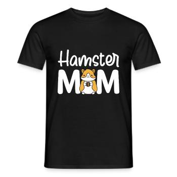 Hamster Mom Animal Lover Pet Owner Rodents Hamster - Männer T-Shirt - Schwarz - Vorne - AI Model Male 178 light (178cm)