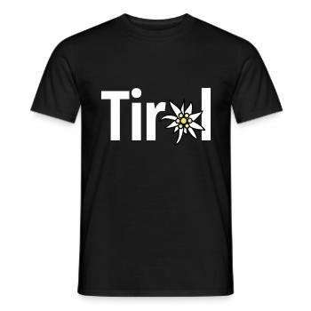 Tyrol - Men's T-Shirt - black - Front - AI Model Male 178 light (178cm)