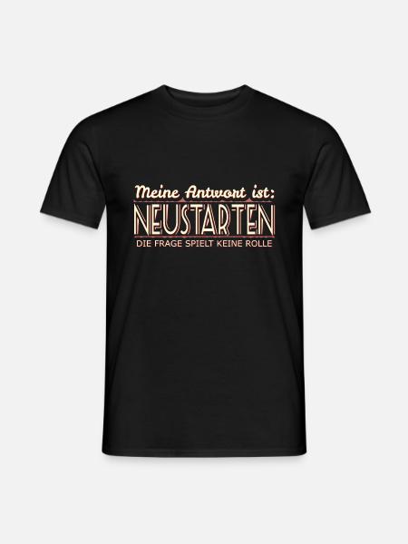 IT Informatik EDV - Männer T-Shirt - Schwarz