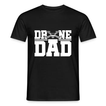 Drone Dad Graphic Drone Flying Quadcopter Pilot RC - Men's T-Shirt - black - Front - AI Model Male 178 light (178cm)