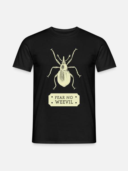 Angst kein Rüsselkäfer - Männer T-Shirt - Schwarz