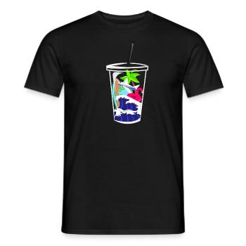Adventure Cocktail - Men's T-Shirt - black - Front - AI Model Male 178 light (178cm)