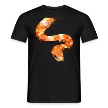 Corn Snake Snake Reptiles Terraristics Gift - Men's T-Shirt - black - Front - AI Model Male 178 light (178cm)