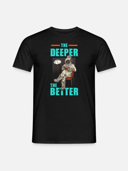 Diver diving course gift - Men's T-Shirt - black