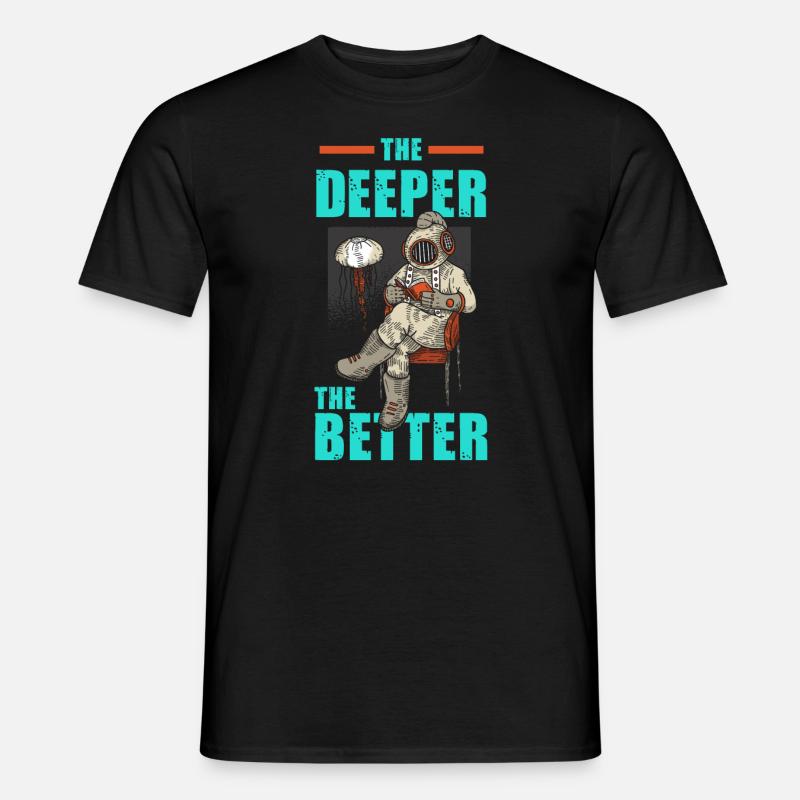 Diver diving course gift - Men's T-Shirt - black