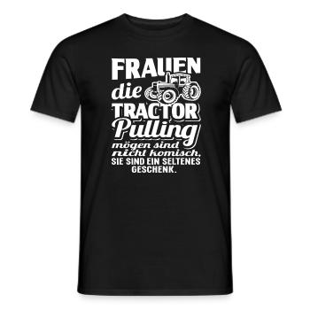 Tractor Pulling Tractorpulling Trecker Treck - Männer T-Shirt - Schwarz - Vorne - AI Model Male 178 light (178cm)