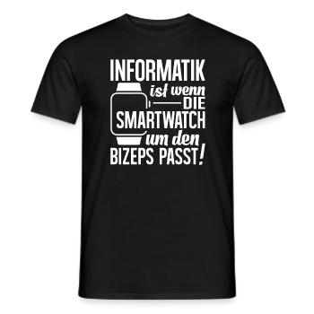 Informatiker Programmierer Webdesign - Männer T-Shirt - Schwarz - Vorne - AI Model Male 178 light (178cm)