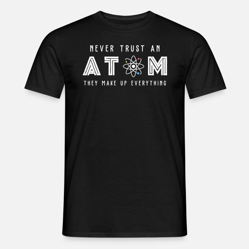 Wissenschaft Atom Science - Männer T-Shirt - Schwarz