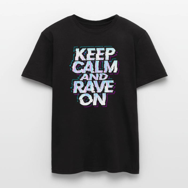 Techno Rave EDM Electronic Dubstep D&B Men’s T-shirt