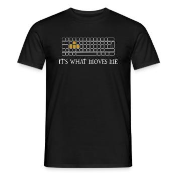 Gamer Gamer Game Game Game - T-shirt homme - noir - Devant - AI Model Male 178 light (178cm)