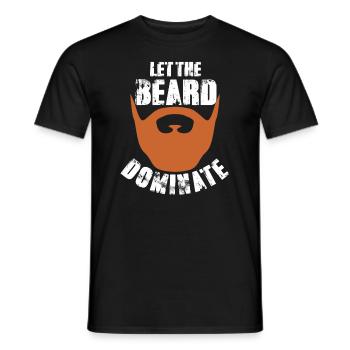 Hipster barbu barbu - T-shirt homme - noir - Devant - AI Model Male 178 light (178cm)