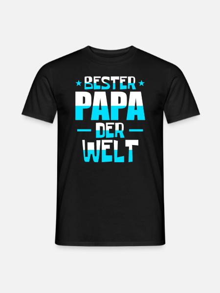 Best dad in the world - Men's T-Shirt - black