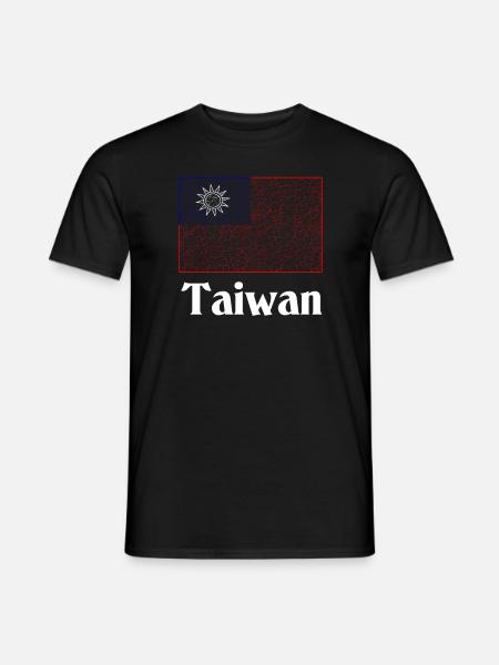 Taiwan Flag taiwan - Men's T-Shirt - black