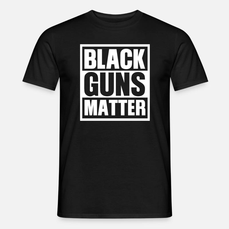 Black Guns Matter - Männer T-Shirt - Schwarz