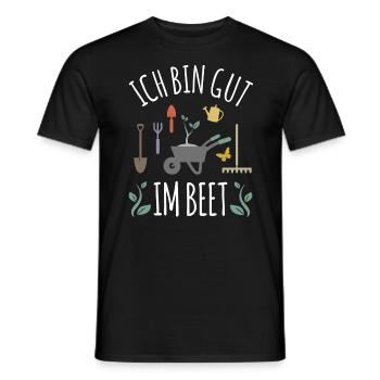 Gärtner Garten Pflanzen Gartenarbeit Geschenk - Männer T-Shirt - Schwarz - Vorne - AI Model Male 178 light (178cm)