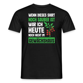 Tomatengärtner Gewächshaus Lustiges Shirt - Männer T-Shirt - Schwarz - Vorne - AI Model Male 178 light (178cm)