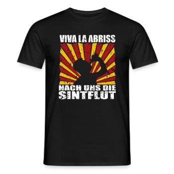 Mallorca Abriss Eskalation Party Sauf Fun Spruch - Männer T-Shirt - Schwarz - Vorne - AI Model Male 178 light (178cm)