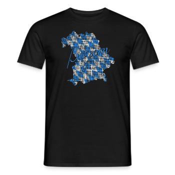 Bayern Geschenk bavaria - Männer T-Shirt - Schwarz - Vorne - AI Model Male 178 light (178cm)