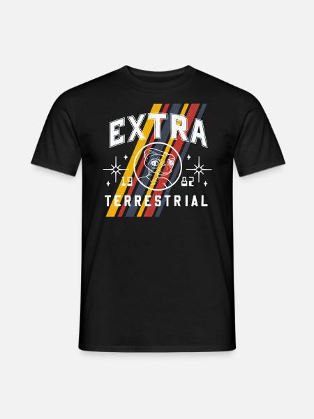 E.T. The Extra-Terrestrial 1982 - Men's T-Shirt - black