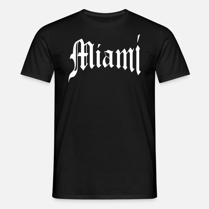 Miami - Männer T-Shirt - Schwarz