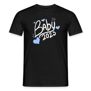 Bébé 2023 Garçon - T-shirt homme - noir - Devant - AI Model Male 178 light (178cm)