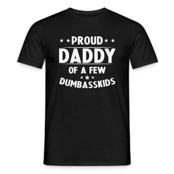 Stolzer Vater einiger dummer Kinder - Männer T-Shirt - Schwarz - Vorne - AI Model Male 178 light (178cm)