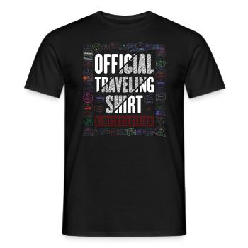 Reiselust Stempel Flug Reisen Urlaub Kreuzfahrt - Männer T-Shirt - Schwarz - Vorne - AI Model Male 178 light (178cm)