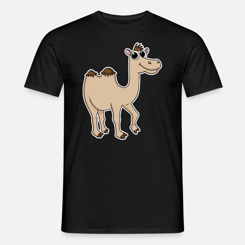 Kamel - Männer T-Shirt - Schwarz