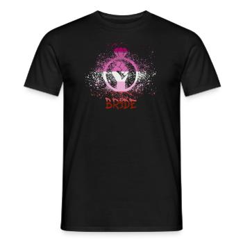 bride,braut,LGBT,regenbogen,pride,lesbisch - Männer T-Shirt - Schwarz - Vorne - AI Model Male 178 light (178cm)