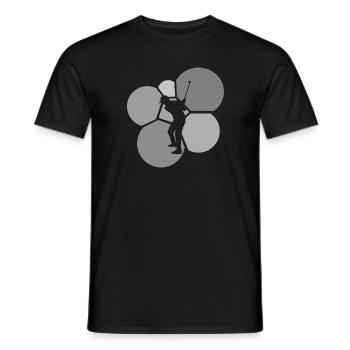 Golf Golf Ball Golf Course Golf Club - T-shirt homme - noir - Devant - AI Model Male 178 light (178cm)