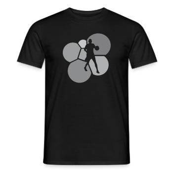 Joueur de basket-ball Joueur de basket-ball - T-shirt homme - noir - Devant - AI Model Male 178 light (178cm)