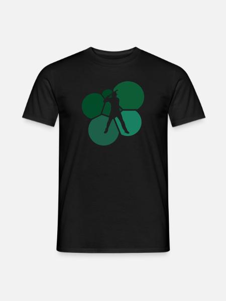 Baseball Batting Fielding Bat - Men's T-Shirt - black