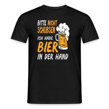 Bier Bierliebhaber Biertrinker - Männer T-Shirt - Schwarz - Vorne - AI Model Male 178 light (178cm)
