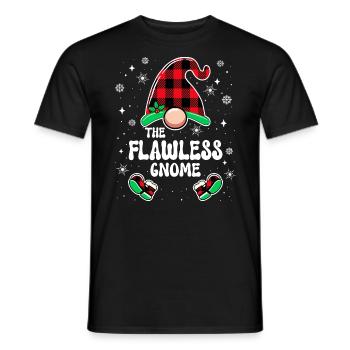 Noël En Famille Gnome Parfait - T-shirt homme - noir - Devant - AI Model Male 178 light (178cm)
