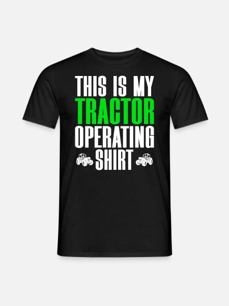 Farmer Tractor Driver Farmer - Men's T-Shirt - black