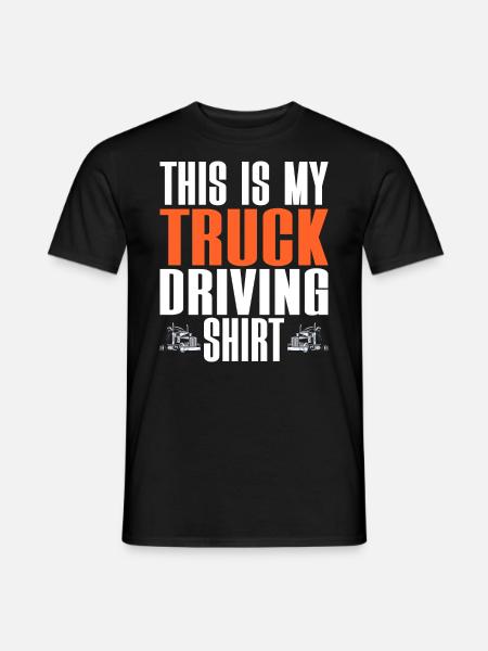 Truck Driver Truck Driver Truck Driver - Men's T-Shirt - black