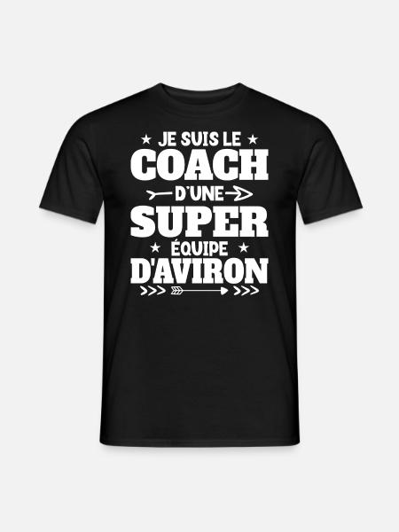 Super Coach Cadeau Pour Coach D'Aviron - T-shirt homme - noir