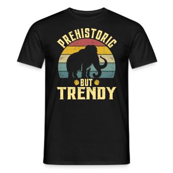 Mammouth Laineux Préhistorique Mammouth Homme - T-shirt homme - noir - Devant - AI Model Male 178 light (178cm)