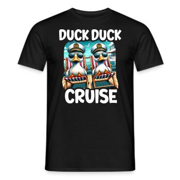 Humor Cruise Holidays - Men's T-Shirt - black - Front - AI Model Male 178 light (178cm)