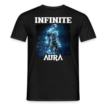 Aura Infinie Punkte Humor Meme Aura - Männer T-Shirt - Schwarz - Vorne - AI Model Male 178 light (178cm)